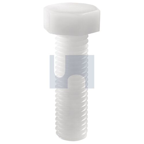 NYLON S/SCREW DIN933:M12 X 25