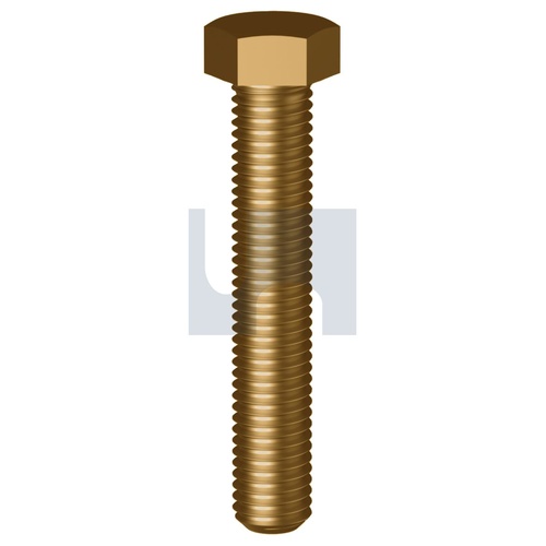 BRASS S/SCREW AS1110: M6 X 12