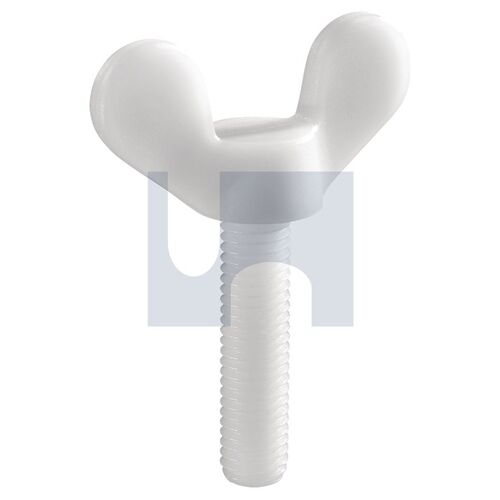 NYLON DIN316 WING SCRW:M6 X 20
