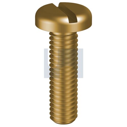 BRASS PAN SL: M4 X   25