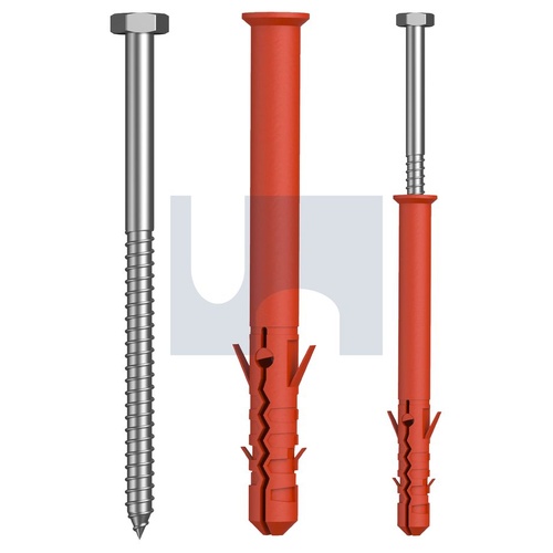 Z/P NYL PLUG GRD-HH: 10 X  60