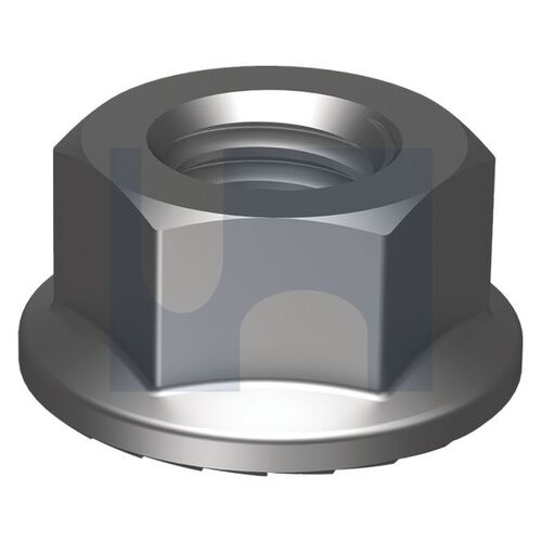 HDG CL8 SERR FLANGE NUT: M16