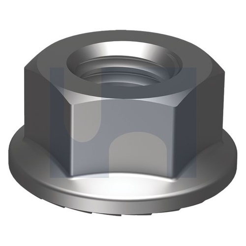 Z/P CL8 SERR FLNGE NUT: M4