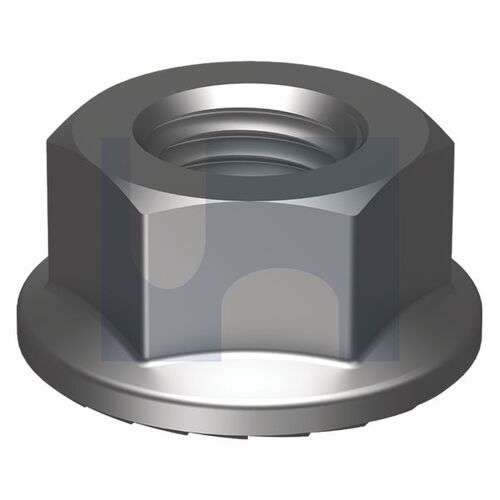 PLN CL10 SERR FLANGE NUT: M12