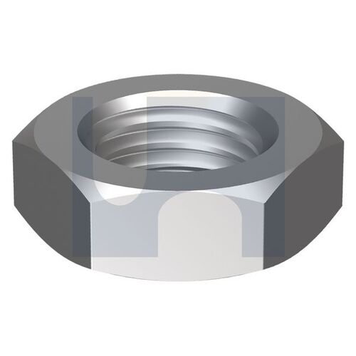 316 THIN HEX NUT:  3/8 UNF