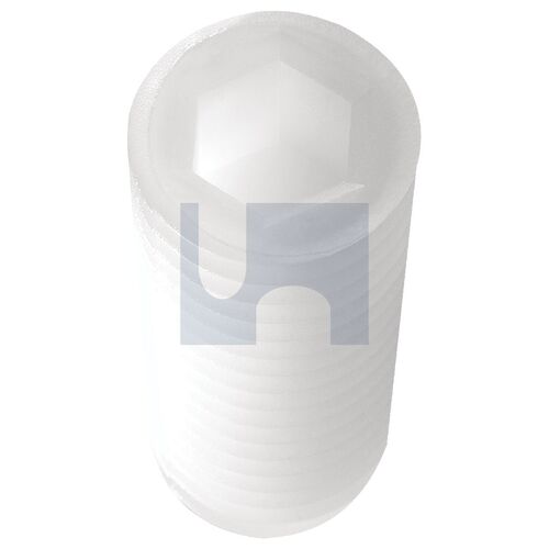 NYLON DIN913 GRUB SCRW:M6 X 6