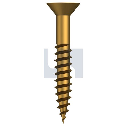 BRASS WOOD CSK SL: #06 X 1