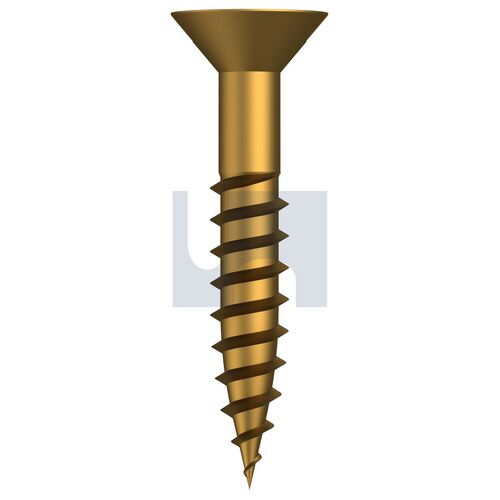 BRASS WOOD CSK SL: #08 X 1